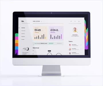 Monitor with diagram
